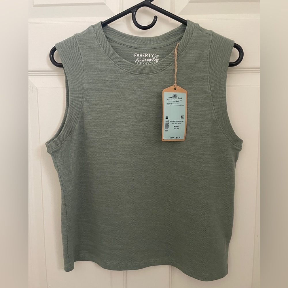Sage Sunwashed Tank